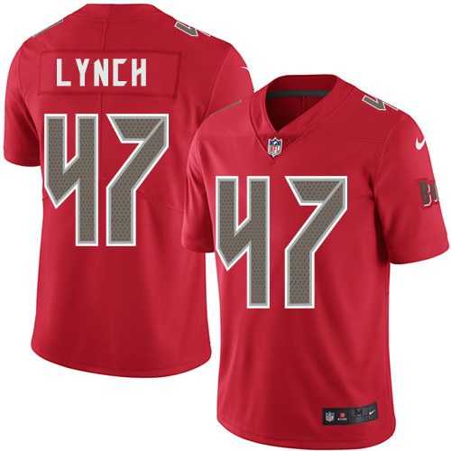 Nike Buccaneers 47 John Lynch Red Color Rush Limited Jersey Dzhi,We sell and wholesale Nike Buccaneers 47 John Lynch Red Color Rush Limited Jersey Dzhi on line form chian!